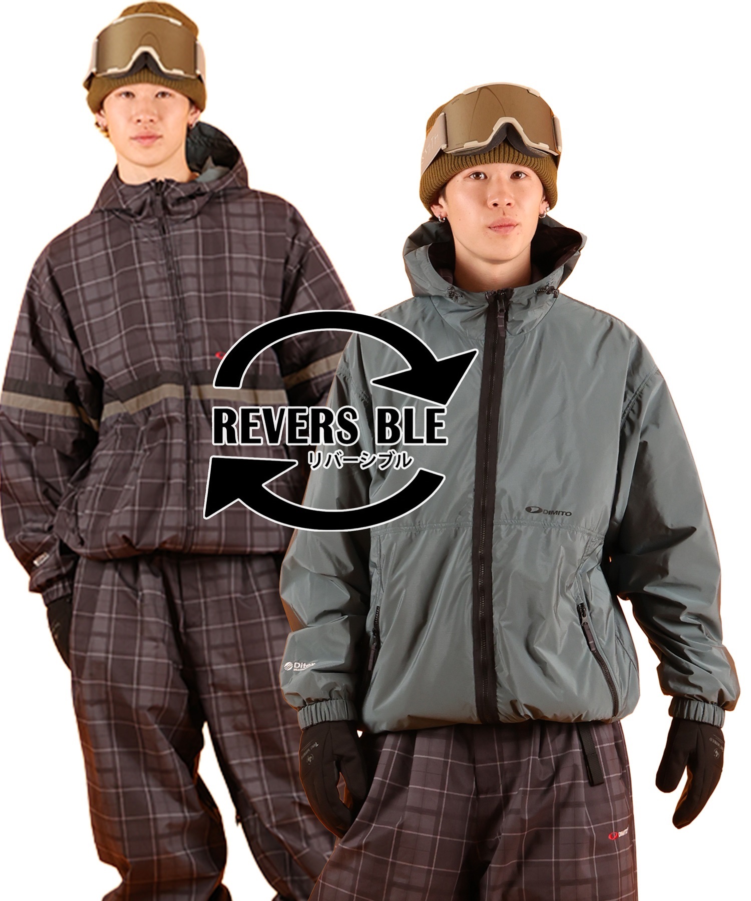 DIMITO ディミト リバーシブルウィンドジャケット REVERSIBLE WIND