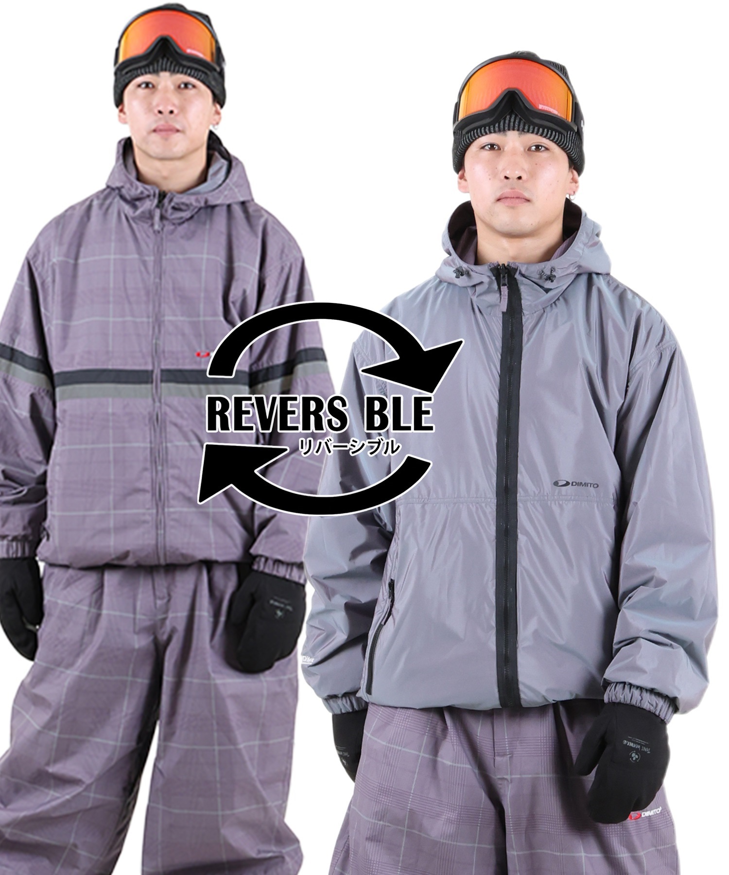 DIMITO ディミト リバーシブルウィンドジャケット REVERSIBLE WIND