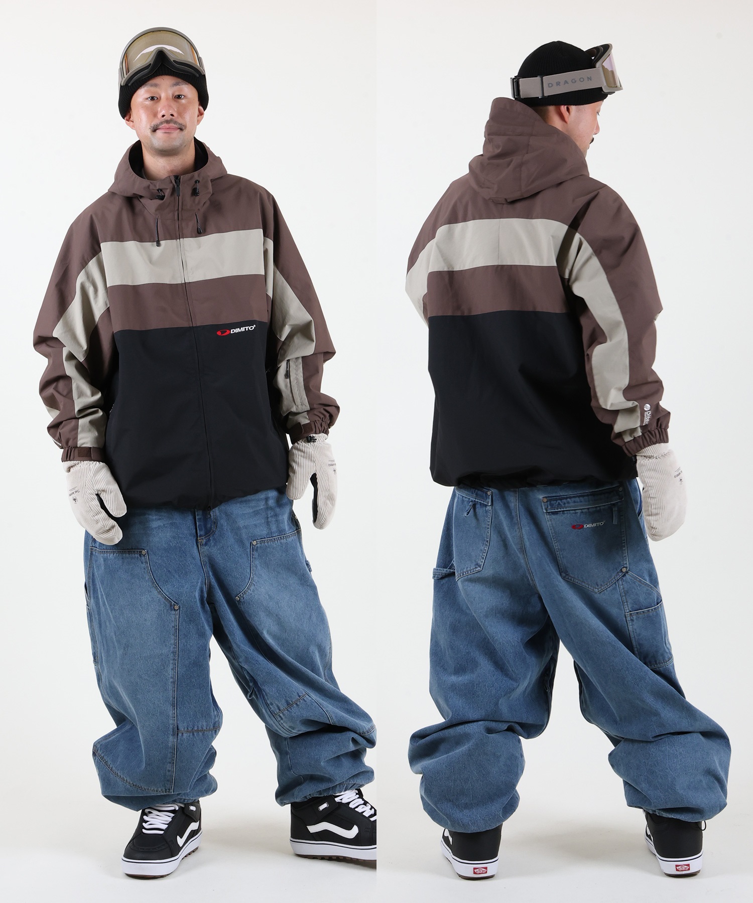 DIMITO ディミト ラインブロックジャケット LINE BLOCK JACKET