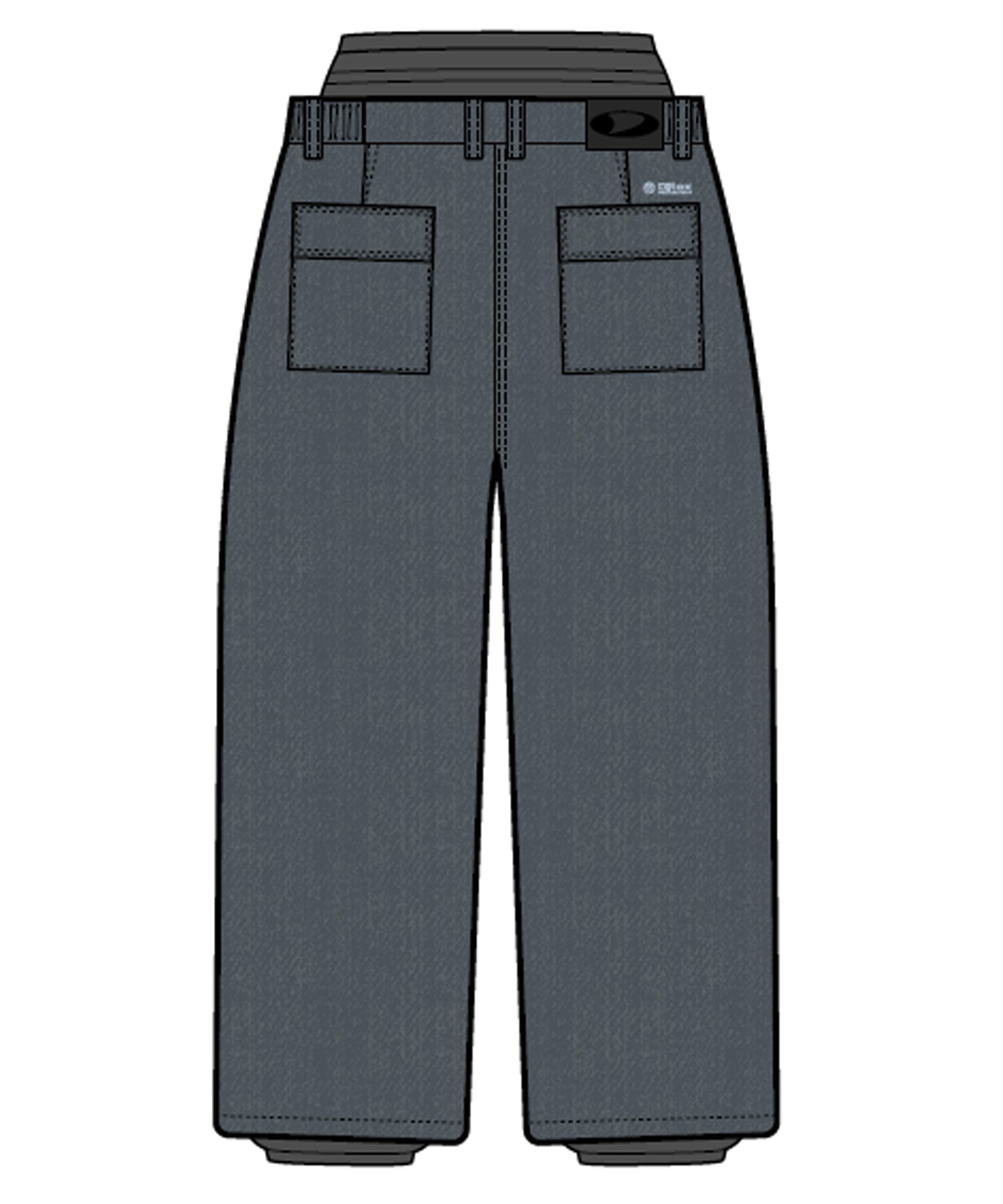 DIMITO ディミト スノーボード カーゴ パンツ グレー ユニセックス M DIMITO ディミト デニムマルチカーゴパンツ DENIM MULTI CARGO PANTS