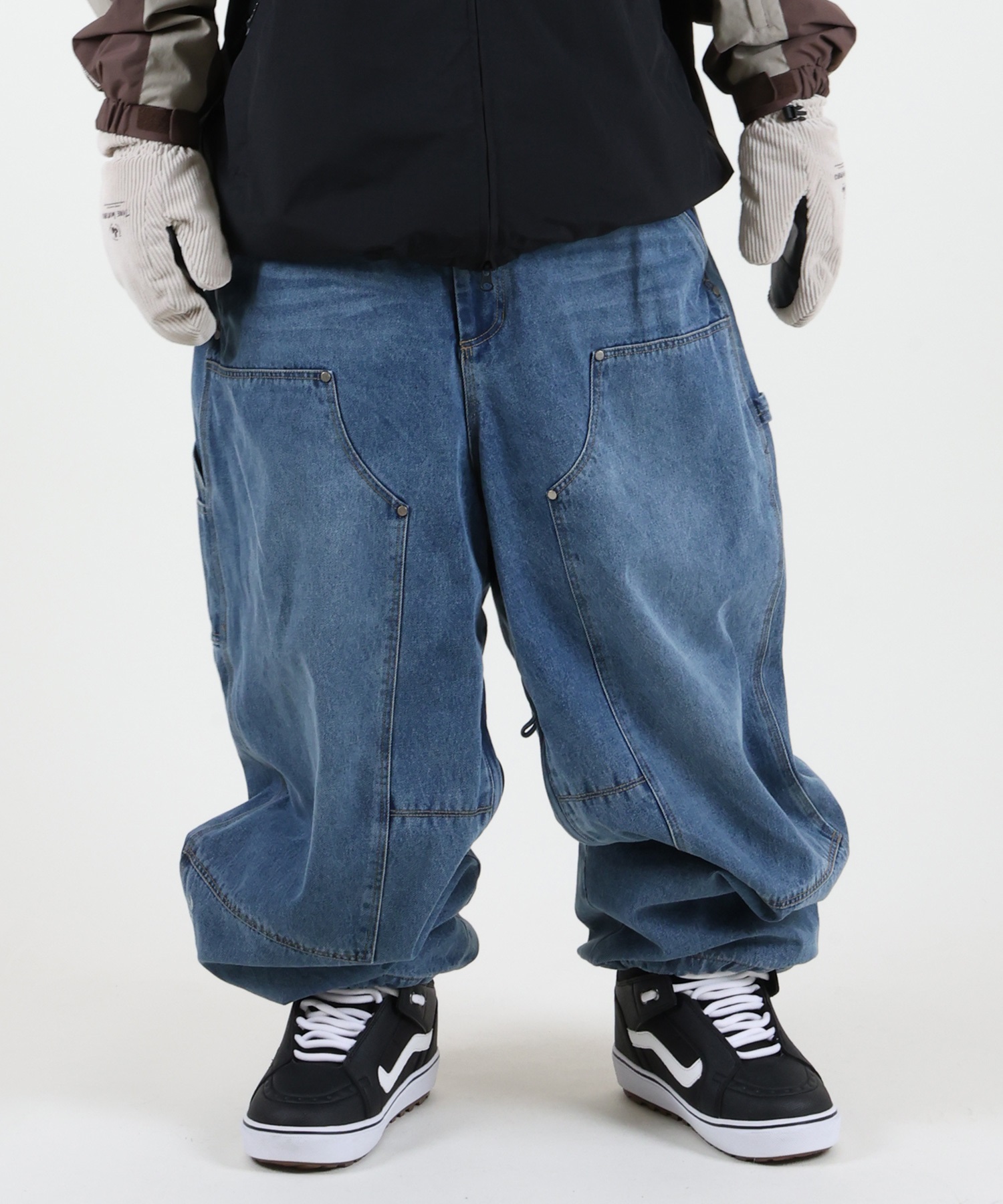 DIMITO ディミト デニムダブルニーパンツ DENIM DOUBLE KNEE PANTS