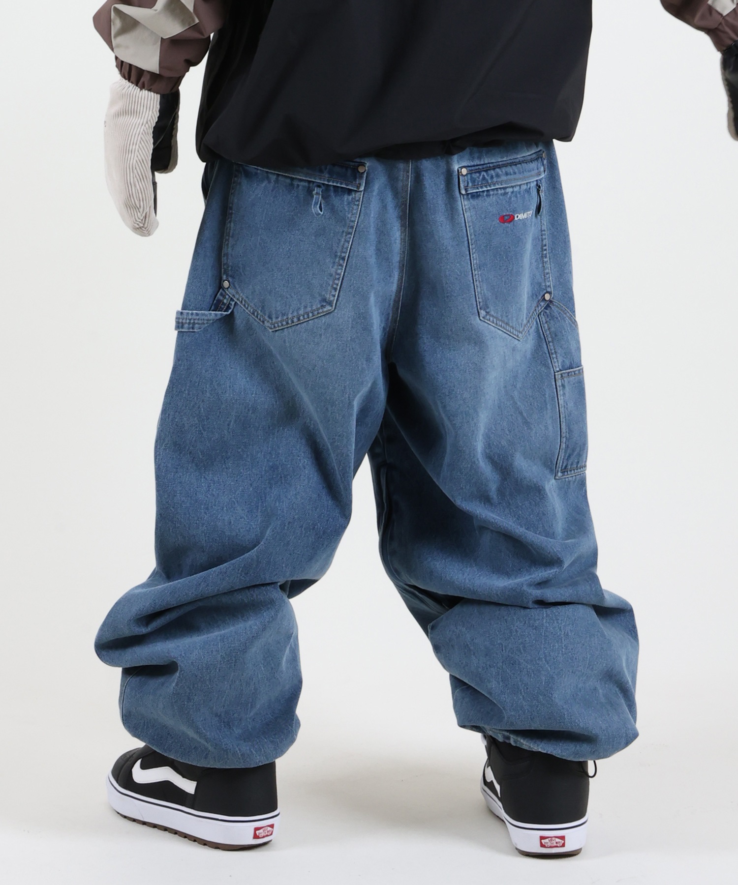スノーボード /パンツ/デニム柄 DIMITO ディミト デニムダブルニーパンツ DENIM DOUBLE KNEE PANTS