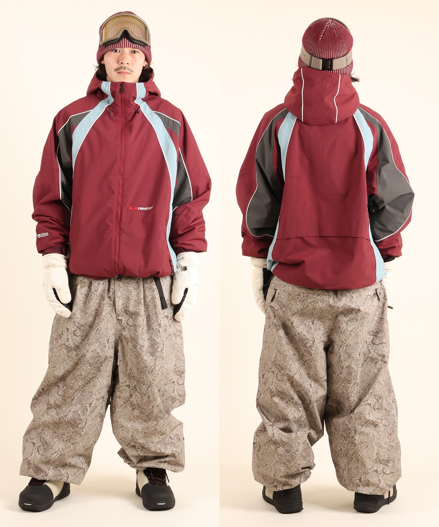 DIMITO ディミト バンデッドワイドパンツ BANDED WIDE PANTS