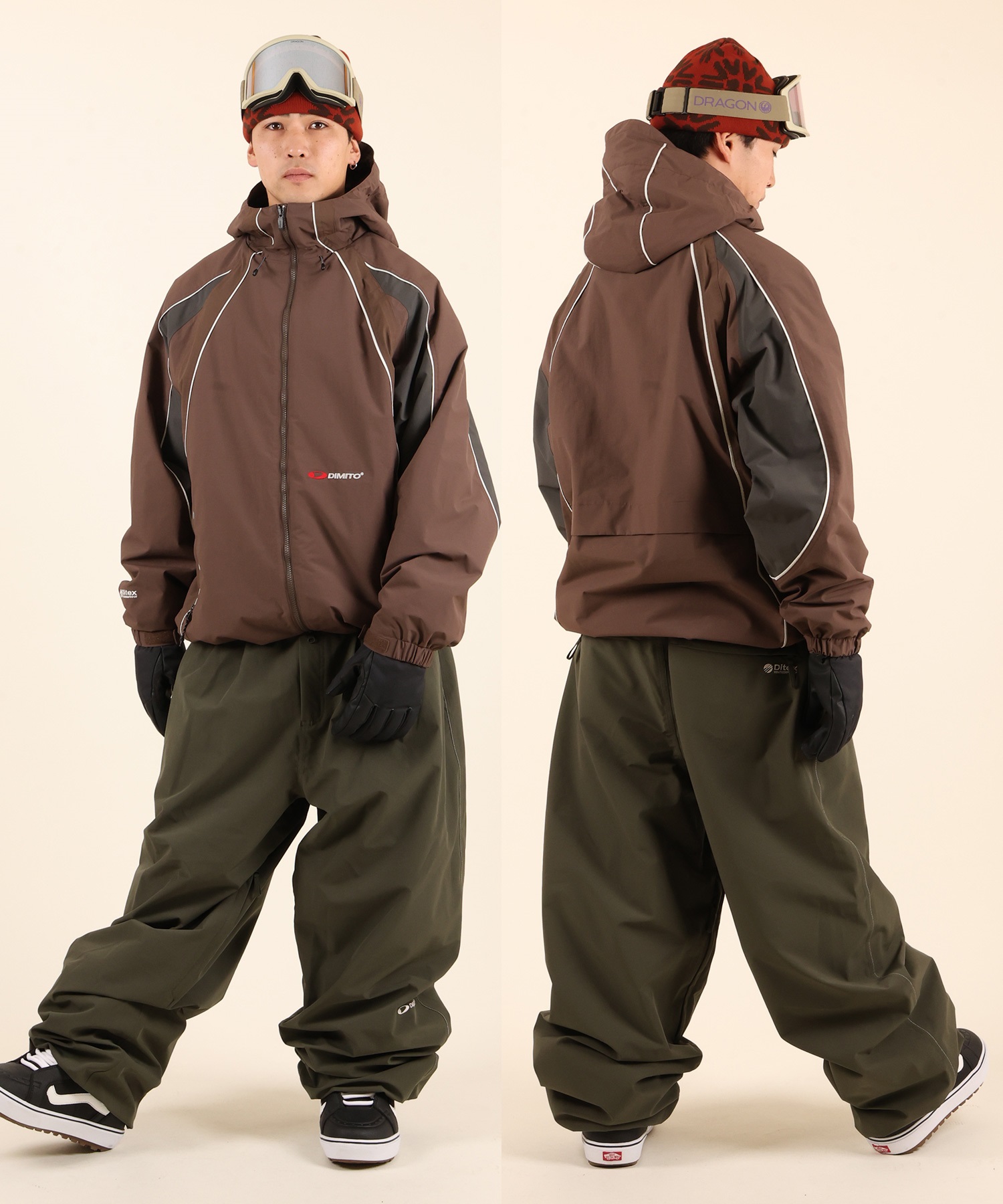 DIMITO ディミト バンデッドワイドパンツ BANDED WIDE PANTS