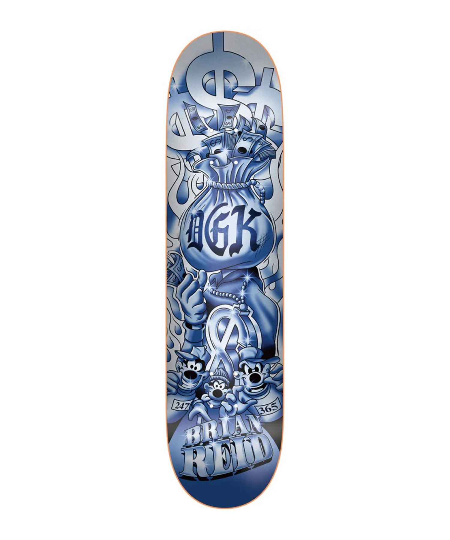 DGK ディージーケー スケートボード デッキ 7.75inch MONEY BAG BRIAN