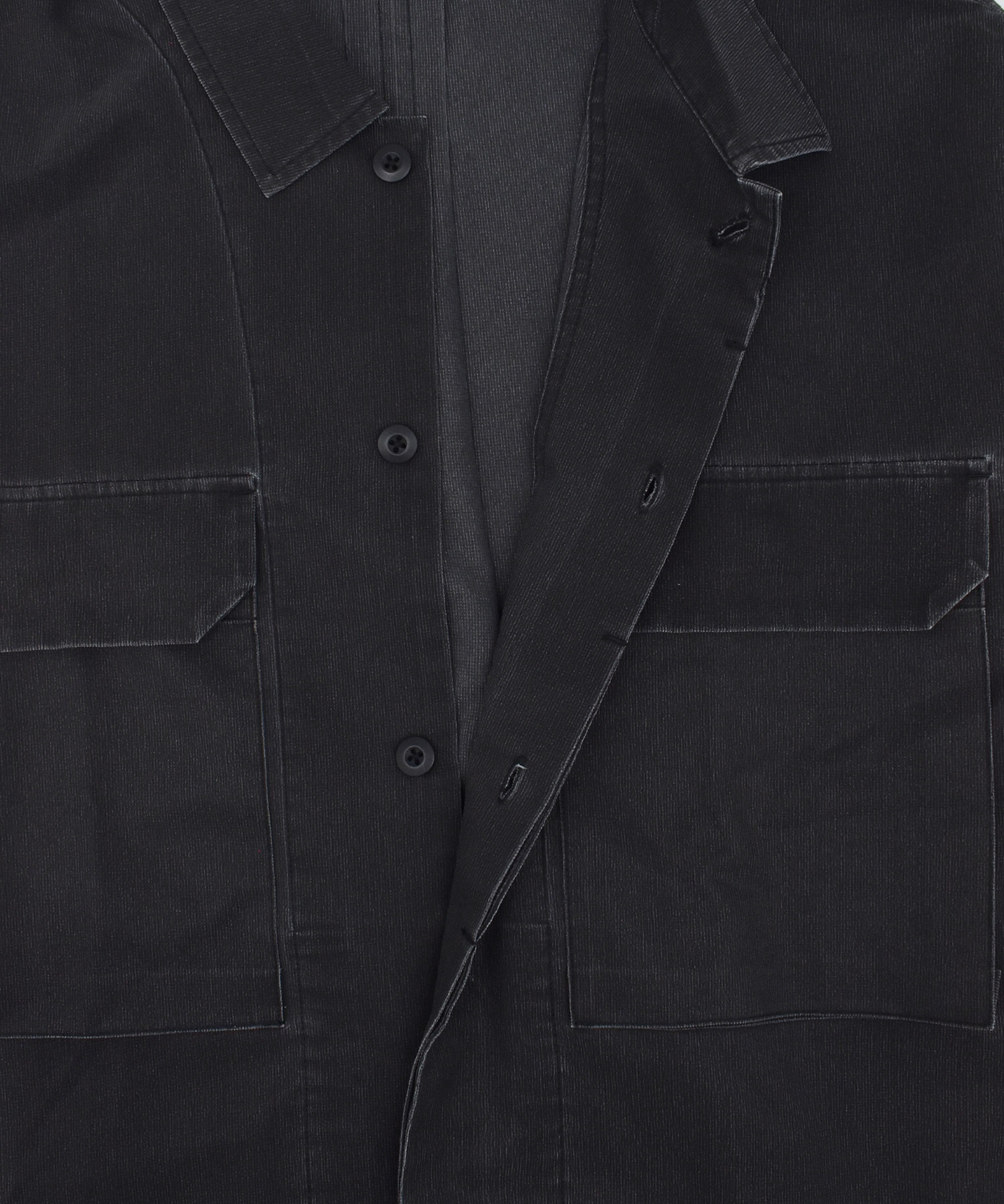 DEAR LAUREL ディアローレル ジャケット メンズ DOT DOBBY WORK JACKET DL26S-0102(BLK-M)