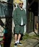 DEAR LAUREL ディアローレル ジャケット メンズ DOT DOBBY WORK JACKET DL26S-0102(BLK-M)