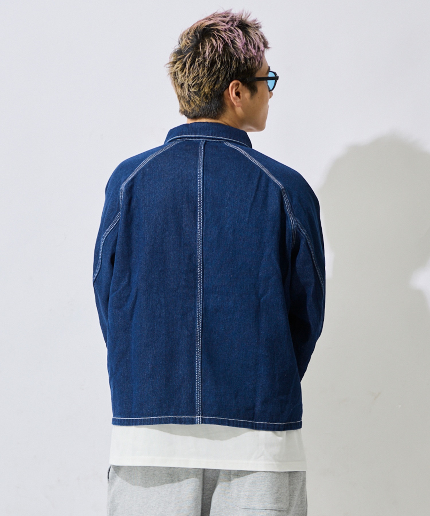 DEAR LAUREL ディアローレル アウター メンズ ジャケット カバーオール DL26S-0101(BLU-M)