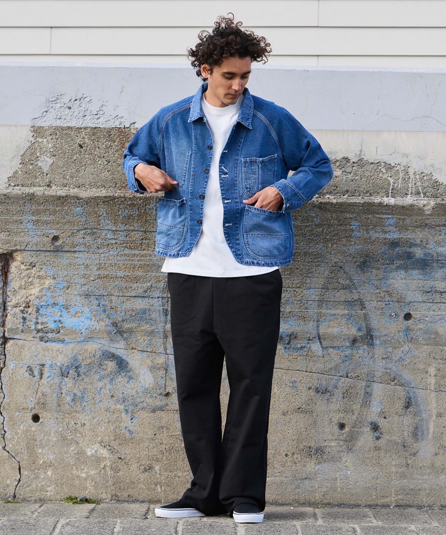 DEAR LAUREL ディアローレル アウター メンズ ジャケット カバーオール DL26S-0101(BLU-M)