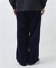 DEAR LAUREL ディアローレル ロングパンツ メンズ ワイドパンツ コーデュロイ テーパード 2タック DL26F-3105(BLK-M)