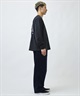 DEAR LAUREL ディアローレル ロングパンツ メンズ ワイドパンツ コーデュロイ テーパード 2タック DL26F-3105(BLK-M)