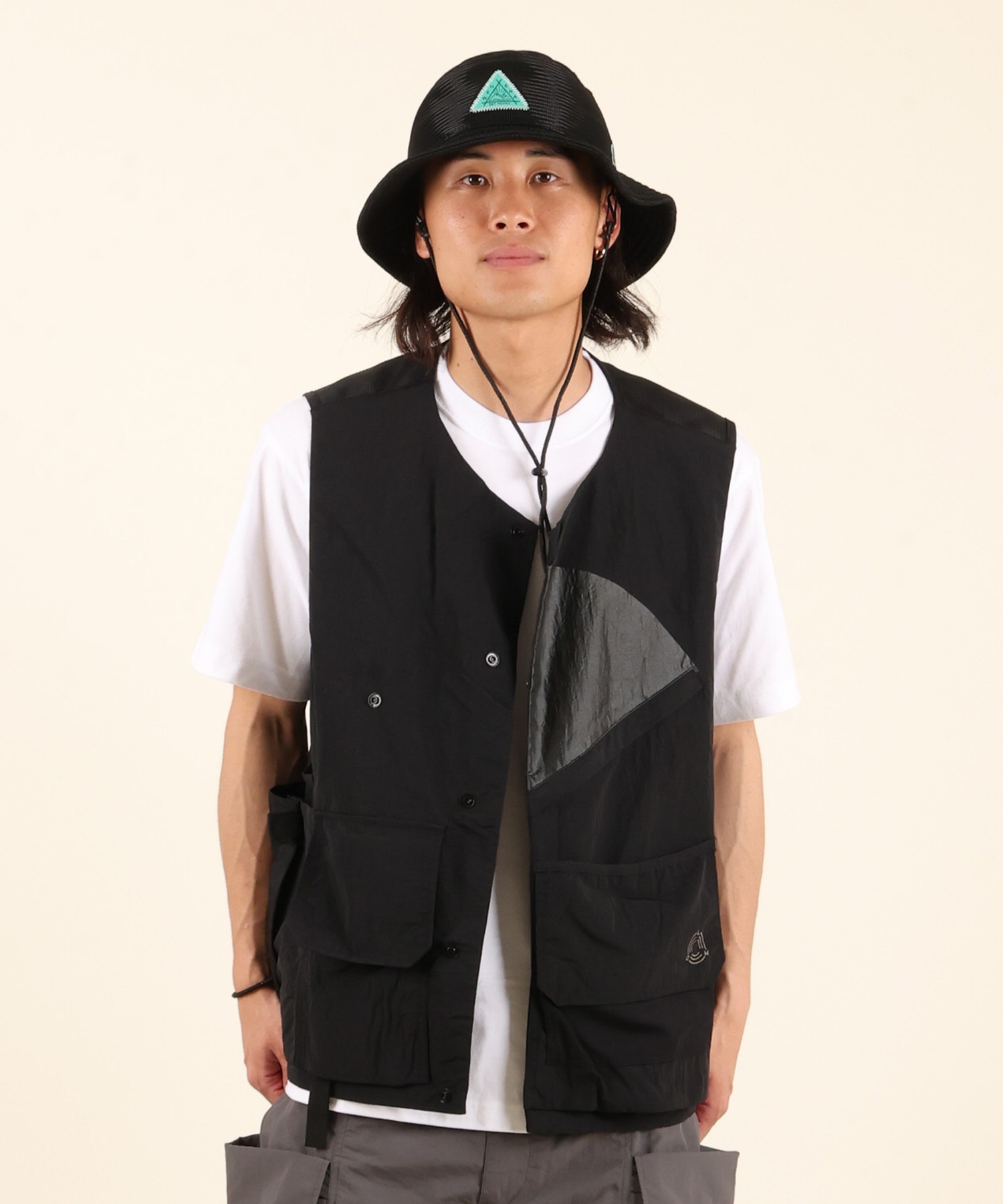 DEAR LAUREL ディアローレル ベスト メンズ 撥水 LOM-VERSATILE VEST