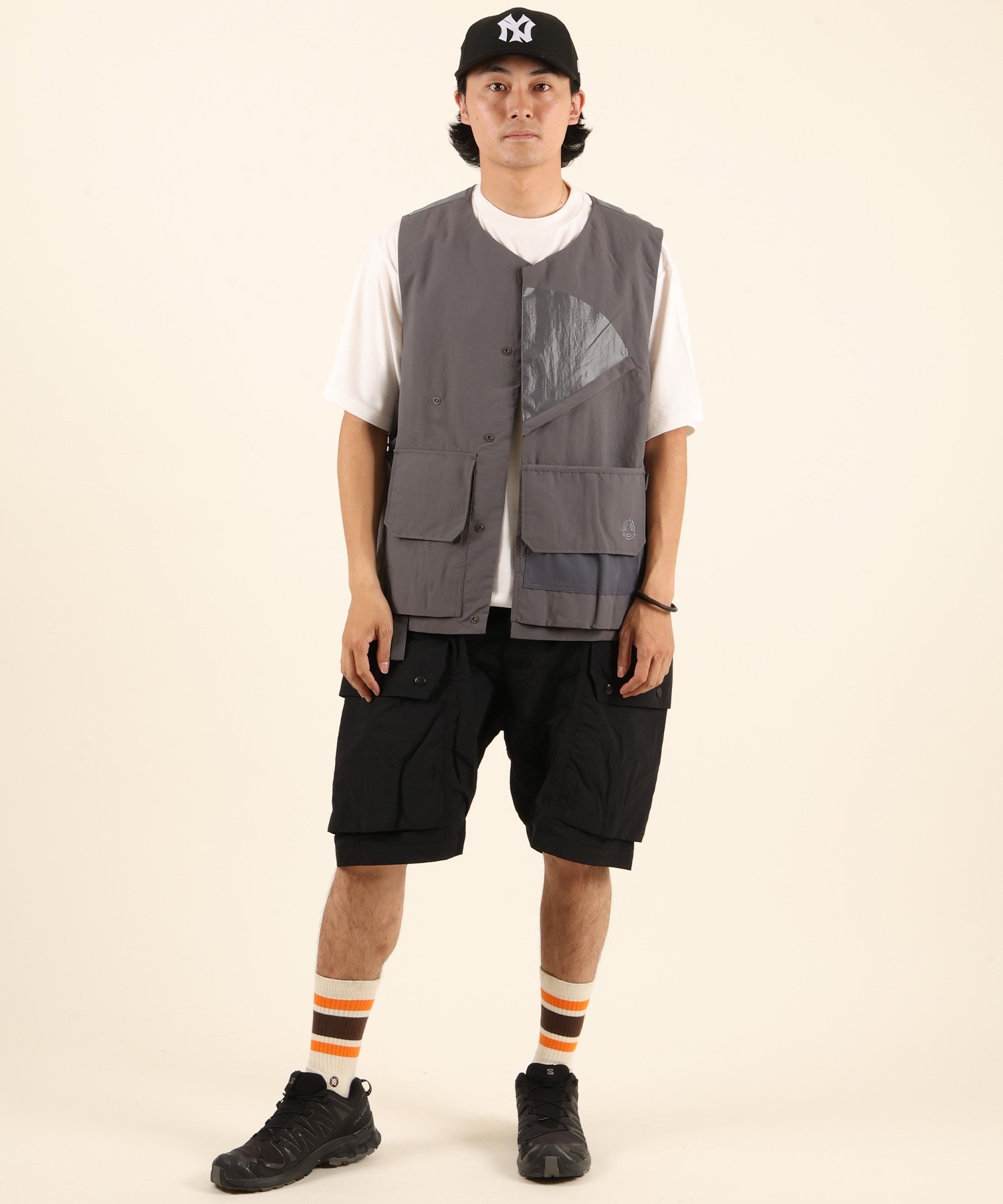 DEAR LAUREL ディアローレル ベスト メンズ 撥水 LOM-VERSATILE VEST 