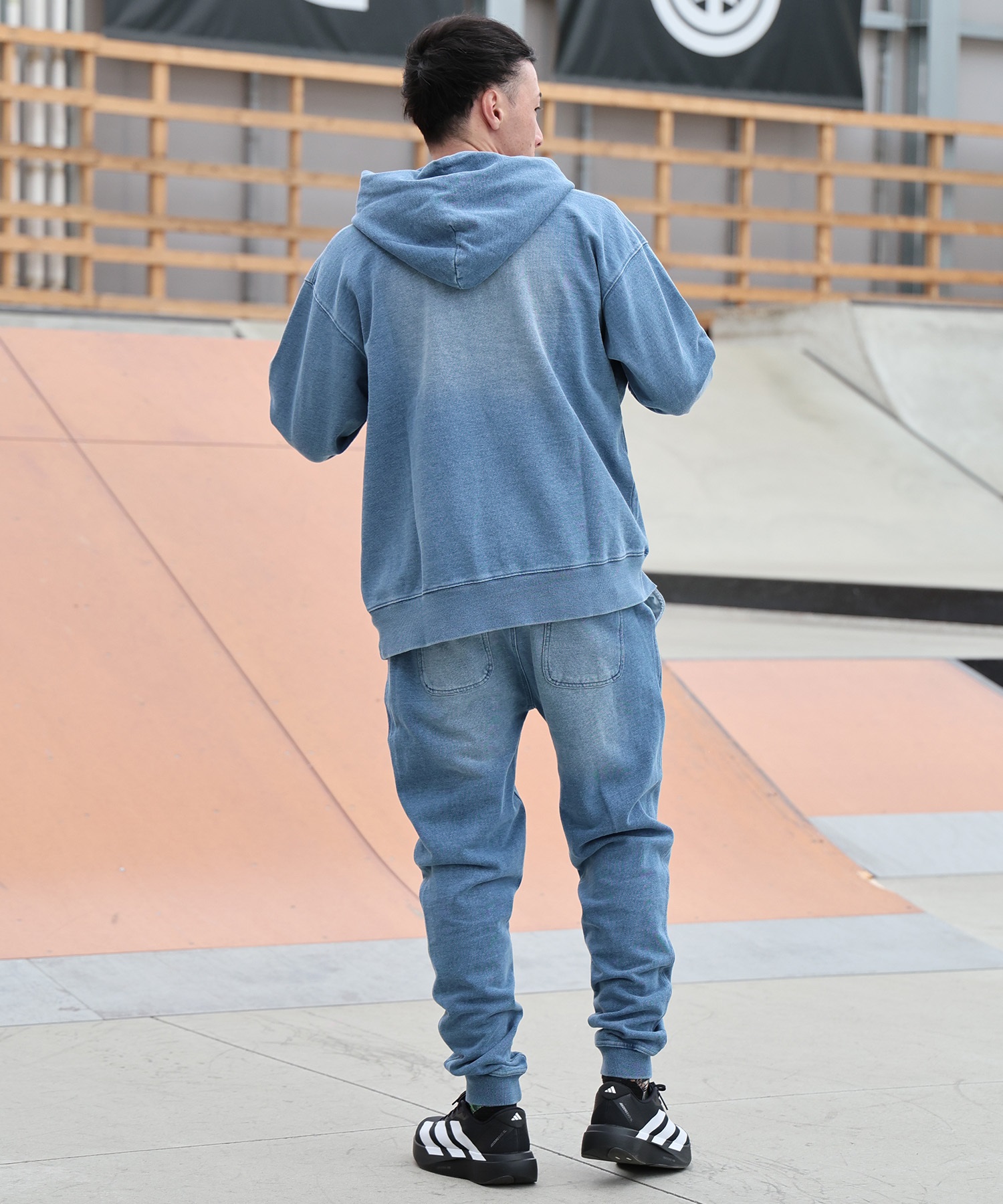 DEAR LAUREL ディアローレル ジップアップ パーカー メンズ 裏毛