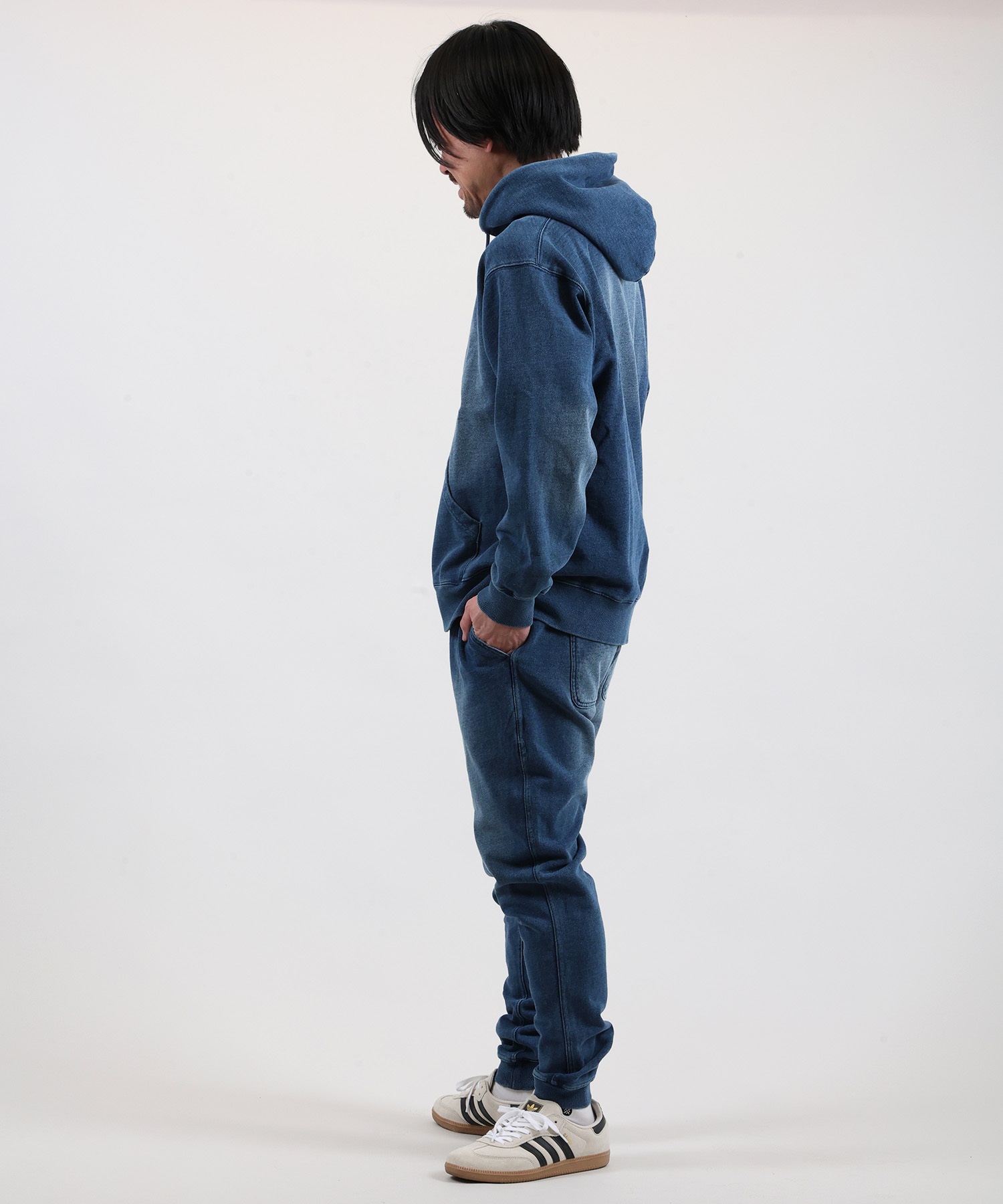 DEAR LAUREL ディアローレル ジップアップ パーカー メンズ 裏毛