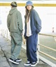 DEAR LAUREL ディアローレル ジップアップ パーカー フーディー メンズ ピグメント加工 無地 裏毛 セットアップ対応 DL26F-1202(BLK-M)