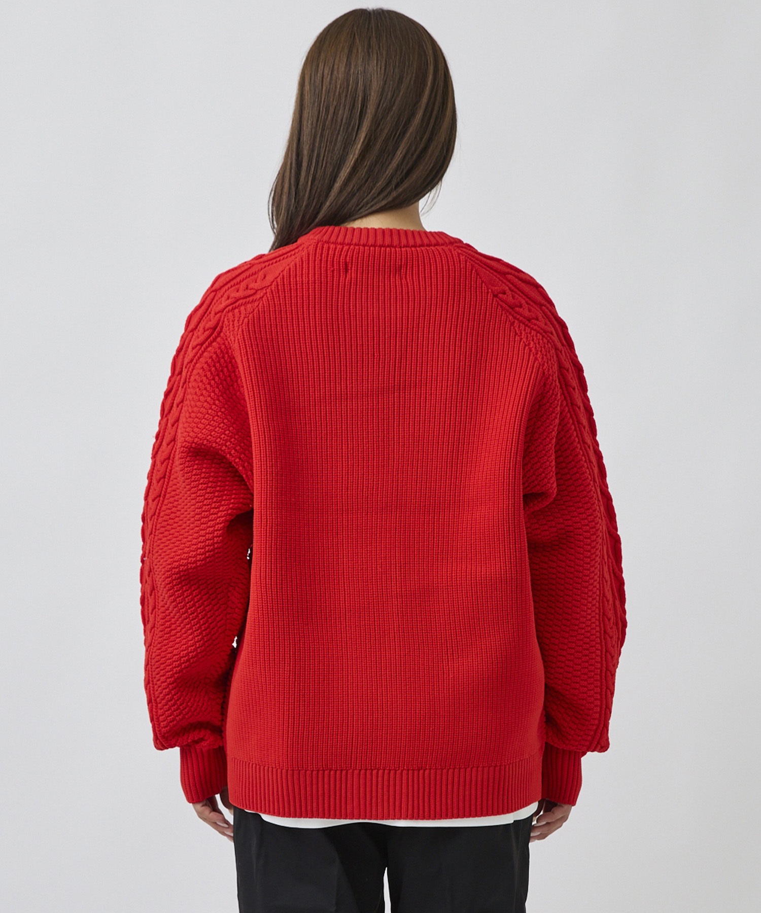 DEAR LAUREL ディアローレル カーディガン メンズ ダブルジップ ARAN