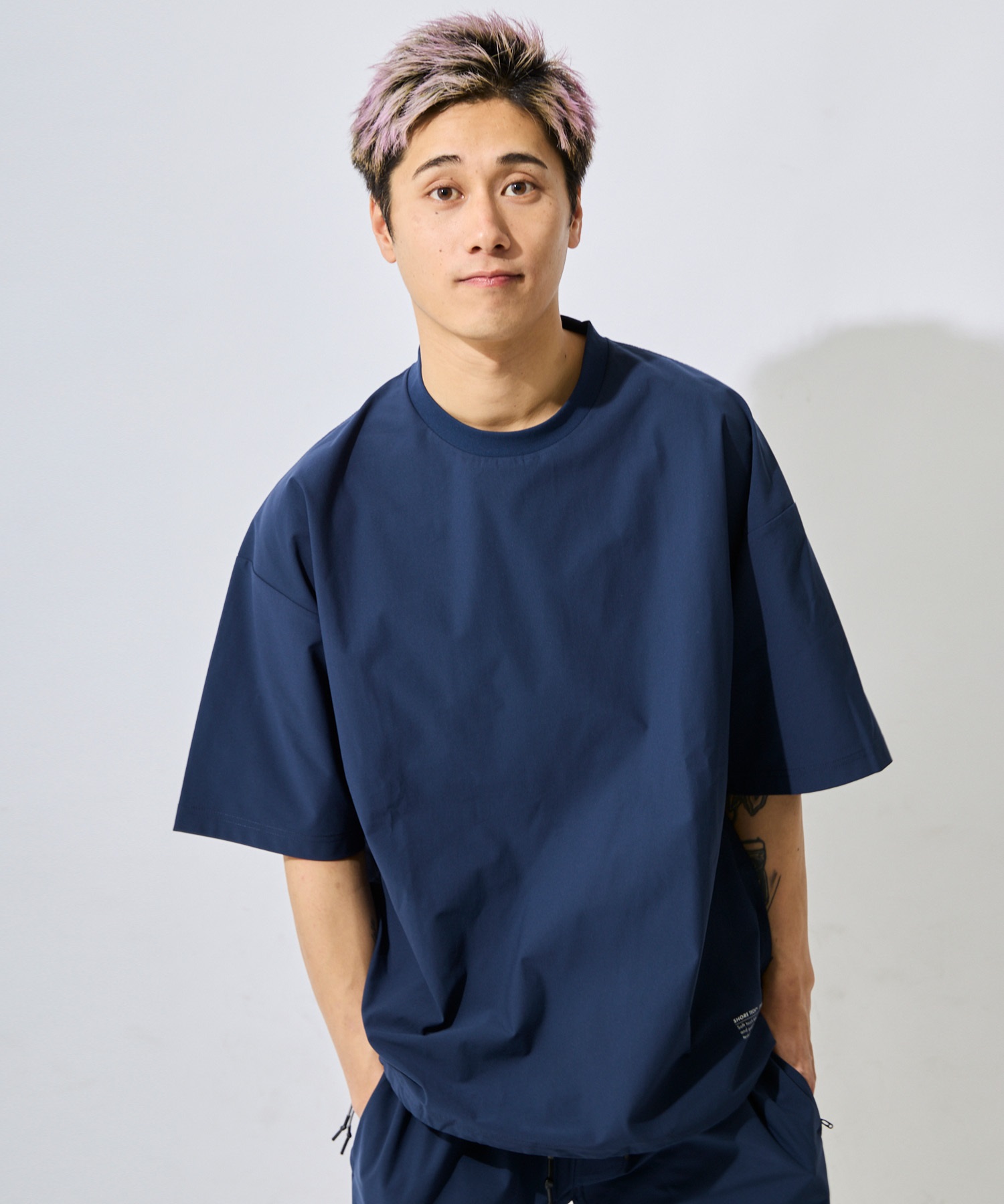 DEAR LAUREL ディアローレル 半袖 Tシャツ メンズ EPIX STRING DL26S-2101(BLK-M)