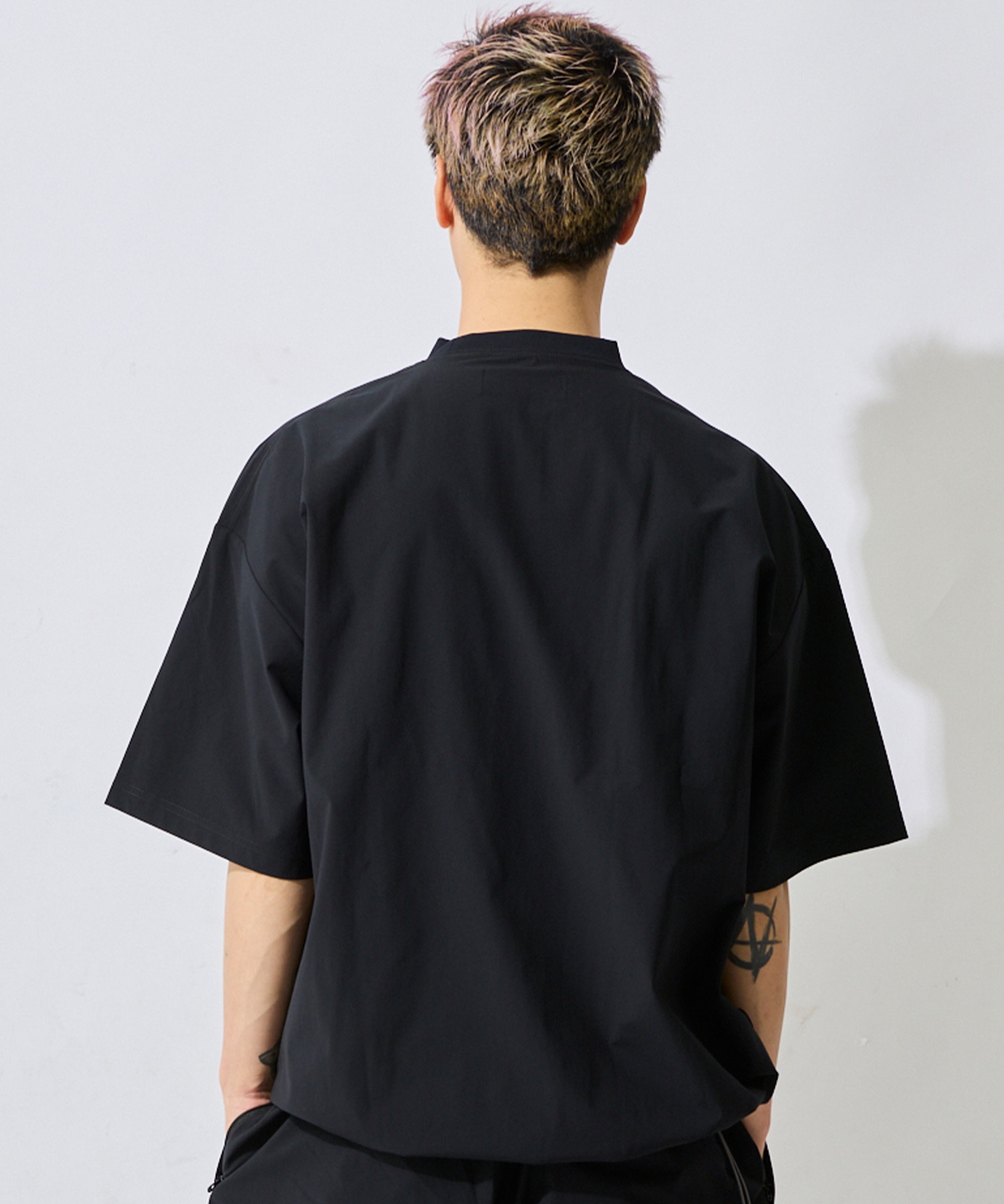 DEAR LAUREL ディアローレル 半袖 Tシャツ メンズ EPIX STRING DL26S-2101(BLK-M)