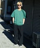 DEAR LAUREL ディアローレル 半袖 Tシャツ メンズ HIGH COOL T DL26S-2102 ムラサキスポーツ限定(BLK-M)