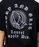 DEAR LAUREL ディアローレル 半袖 Tシャツ メンズ バックプリント LETTER SOUL PRAYING HAND DL26S-2104(WHT-M)