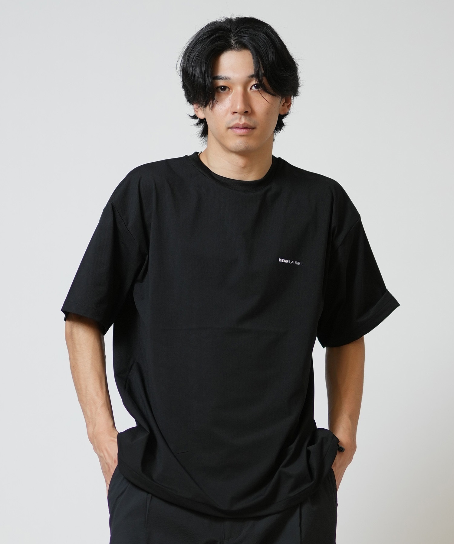 DEAR LAUREL ディアローレル 半袖 Tシャツ メンズ ロゴ ワンポイント