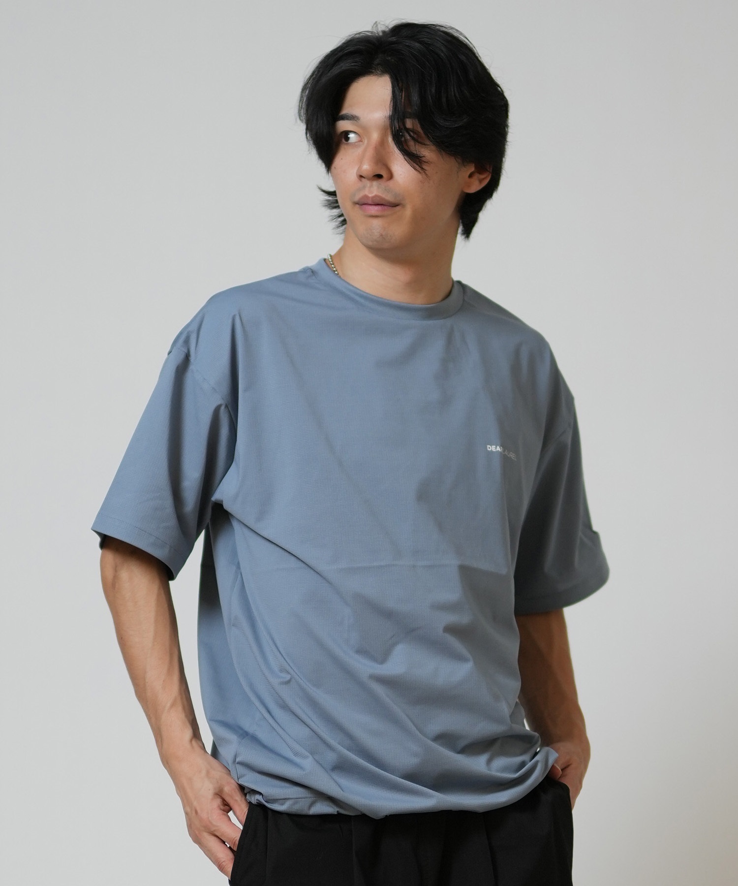 DEAR LAUREL ディアローレル 半袖 Tシャツ メンズ ロゴ ワンポイント