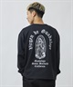 DEAR LAUREL ディアローレル 長袖 Tシャツ ロンT メンズ バックプリント DL26F-2201(WHT-M)