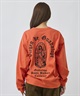 DEAR LAUREL ディアローレル 長袖 Tシャツ ロンT メンズ バックプリント DL26F-2201(WHT-M)