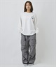 DEAR LAUREL ディアローレル 長袖 Tシャツ ロンT メンズ バックプリント DL26F-2201(WHT-M)