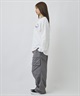 DEAR LAUREL ディアローレル 長袖 Tシャツ ロンT メンズ バックプリント DL26F-2201(WHT-M)