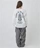 DEAR LAUREL ディアローレル 長袖 Tシャツ ロンT メンズ バックプリント DL26F-2201(WHT-M)