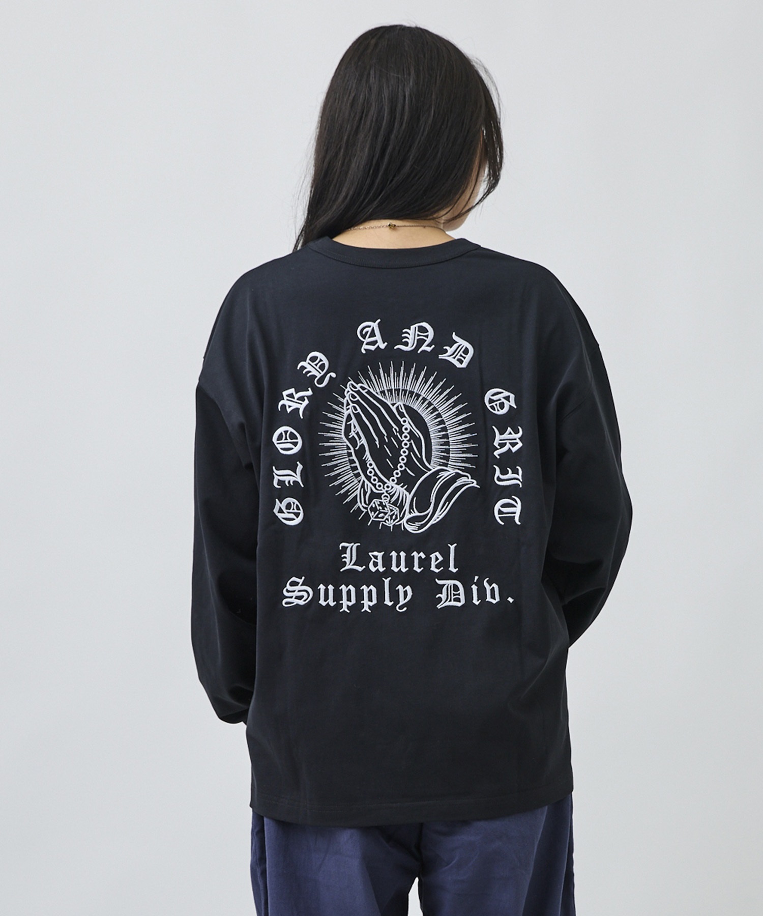 DEAR LAUREL ディアローレル 長袖 Tシャツ ロンT メンズ バック
