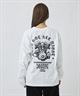 DEAR LAUREL ディアローレル 長袖 Tシャツ ロンT メンズ バックプリント DL26F-2203(WHT-M)