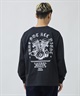 DEAR LAUREL ディアローレル 長袖 Tシャツ ロンT メンズ バックプリント DL26F-2203(WHT-M)