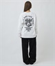 DEAR LAUREL ディアローレル 長袖 Tシャツ ロンT メンズ バックプリント DL26F-2203(WHT-M)