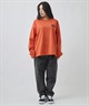 DEAR LAUREL ディアローレル 長袖 Tシャツ ロンT メンズ バックプリント DL26F-2203(WHT-M)