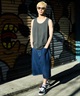 DEAR LAUREL ディアローレル タンクトップ メンズ HIGH COOL TANK DL26S-2301(BLK-M)