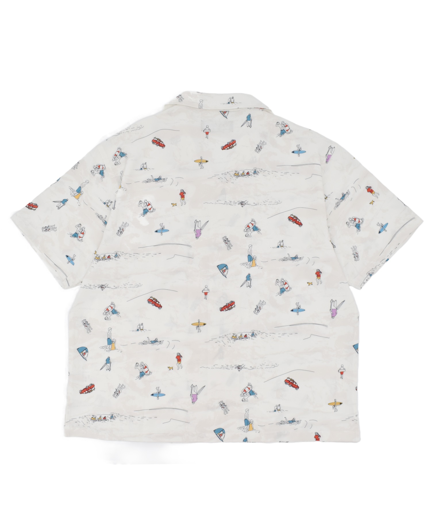 DEAR LAUREL ディアローレル 半袖 シャツ メンズ 水陸両用 VACATION SHIRT DL26S-2403(BLK-M)