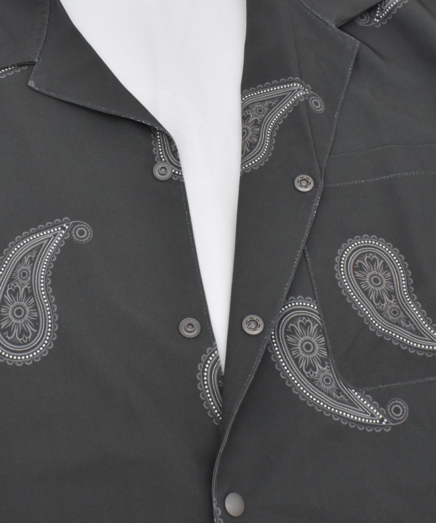 DEAR LAUREL ディアローレル 半袖 シャツ メンズ 水陸両用 VACATION SHIRT DL26S-2403(BLK-M)