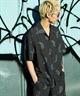 DEAR LAUREL ディアローレル 半袖 シャツ メンズ 水陸両用 VACATION SHIRT DL26S-2403(BLK-M)