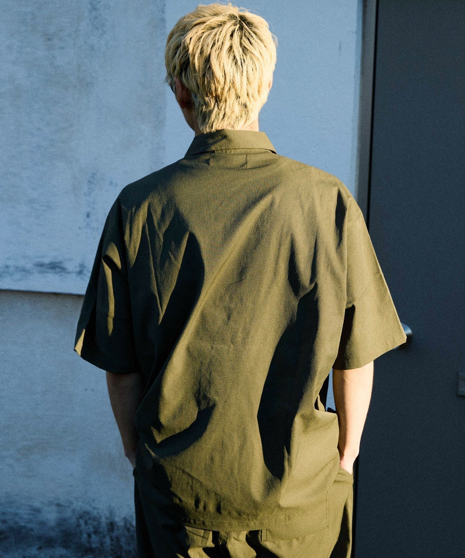 DEAR LAUREL ディアローレル 半袖 シャツ メンズ セットアップ対応 SHORE TECH SS SHIRT DL26S-2402(BLK-M)