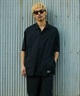 DEAR LAUREL ディアローレル 半袖 シャツ メンズ セットアップ対応 SHORE TECH SS SHIRT DL26S-2402(BLK-M)