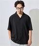 DEAR LAUREL ディアローレル 半袖 シャツ メンズ シンプル D26S2401(BLK-M)