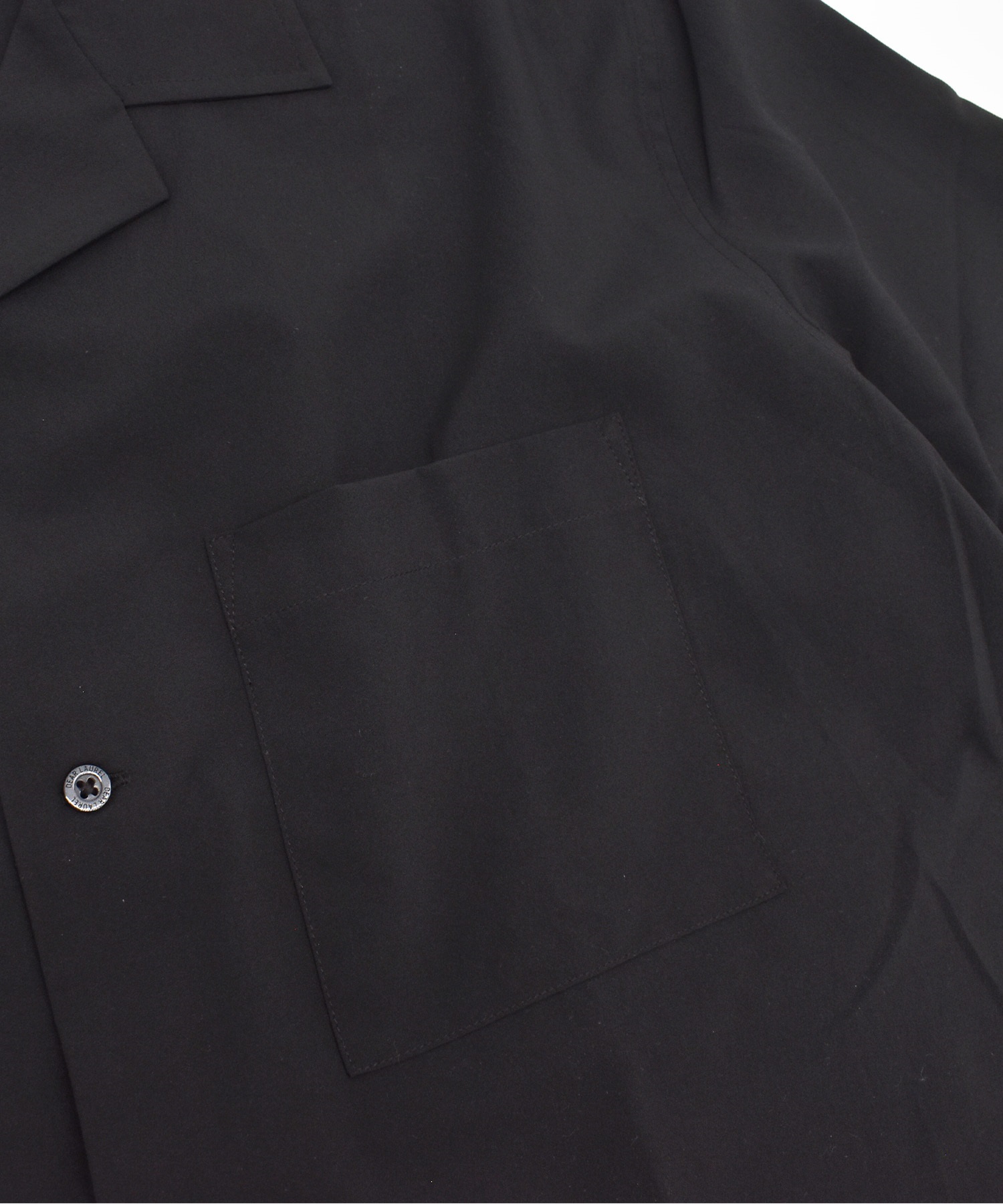 DEAR LAUREL ディアローレル 半袖 シャツ メンズ シンプル D26S2401(BLK-M)