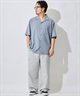 DEAR LAUREL ディアローレル 半袖 シャツ メンズ シンプル D26S2401(BLK-M)