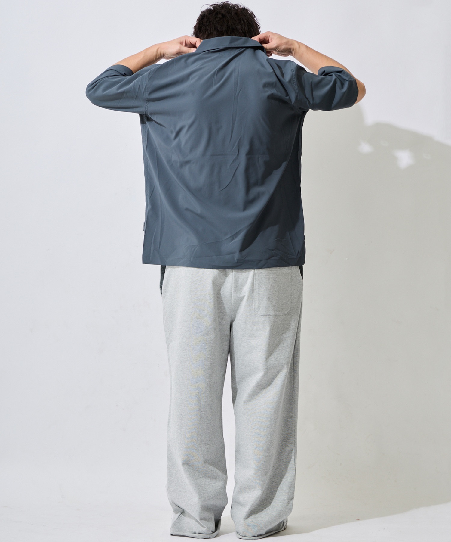 DEAR LAUREL ディアローレル 半袖 シャツ メンズ シンプル D26S2401(BLK-M)