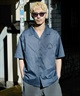 DEAR LAUREL ディアローレル 半袖 シャツ メンズ LETTER SOUL MARIA SHIRT DL26S-2404(BLK-M)