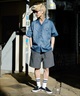 DEAR LAUREL ディアローレル 半袖 シャツ メンズ LETTER SOUL MARIA SHIRT DL26S-2404(BLK-M)