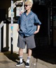 DEAR LAUREL ディアローレル 半袖 シャツ メンズ LETTER SOUL MARIA SHIRT DL26S-2404(BLK-M)
